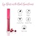 100% PURE Gemmed Lip Gloss (Fruit Pigmented), Moonstone, High Shine, Soft Shimmer, Moisturzing Lip Gloss w/Shea Butter, Vitamin E, (Sheer Mauve Nude) - 0.177 Oz