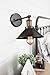 CLAXY Industrial Hardwired & Plug-in Wall Sconce Light (1-Pack)