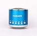 KD-MN02 Multi-functional Super Mini Audio Speaker Amplifier with TF/ USB Slot for PC Mobile Phone MP3 Player (Blue)