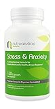 Natural Stress & Anxiety Relief - Created by Medical Doctors for Anxiety, Stress, Panic Attack, and Depression Relief (120 Capsules)