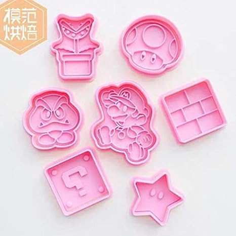 Amazon Co Jp クッキー型 菓子 チョコレート バレンタイン 手作り 型抜き スーパーマリオ ハロウィン クリスマス バレンタイン ゲーム キャラ ホビー