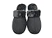 LUXEHOME Men's Slip On Indoor/Outdoor Fluff Footwear/Slipper (10-11 US, Light Gray)