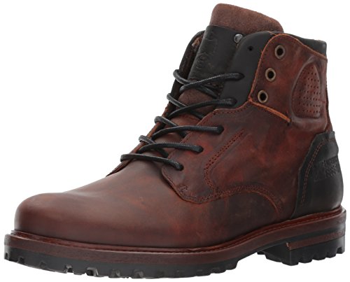 Steve madden men s janis ankle boot, cognac leather, 10…