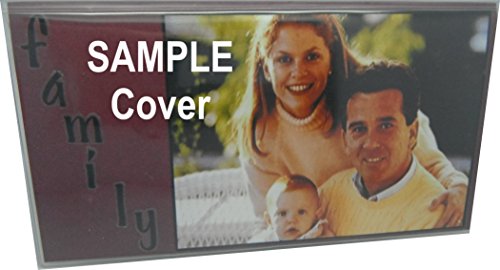 Clear Checkbook Cover Vinyl DIY Projects - Set of 5