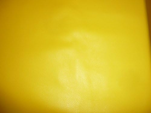 12"x20" Canary Yellow Cowhide Divine Crafting Leather