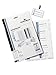 Durable Click-Fold convex name badge inserts, 3.56 x 2.125 Inches, White, 200 per Pack (1455-02)
