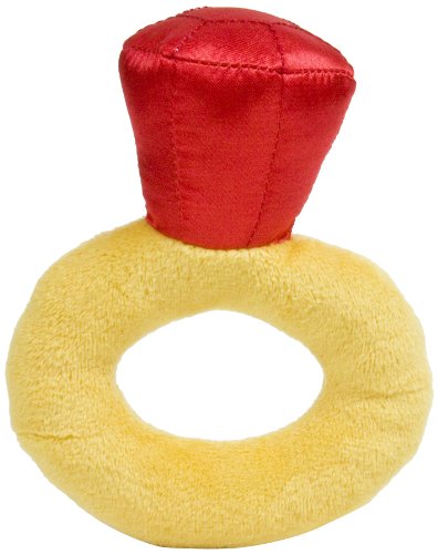 North American Bear Bling Wrist Ring Plush Toy, Ruby