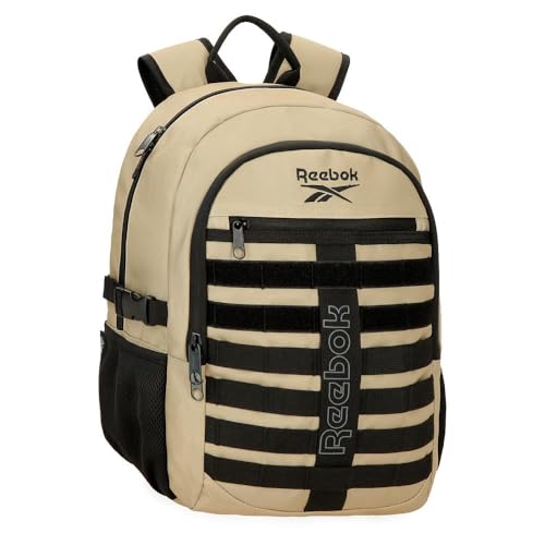 Reebok Cross One Backpack for laptop 15,6 Beige 34x45x15 cms Polyester 22,95L by Joumma Bags