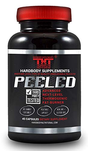 PEELED Thermogenic FAT BURNER and Diet Pill for Men and Women.Boost Metabolism,Suppress Appetite, Enhance Energy, Supports Mental Clarity,Improves Mood.Garcinia Cambogia, L-Carnitine,B12 (45 Capsules)