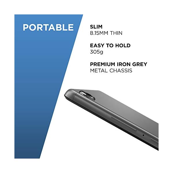 Lenovo-Smart-Tab-M8-8-Inch-HD-Tablet-with-Google-Smart-Dock--Quad-Core-20-GHz-2-GB-RAM-32-GB-eMMC-Android-Pie--Iron-Grey Lenovo Smart Tab M8 8 Inch HD Tablet with Google Smart Dock – (Quad Core 2.0 GHz, 2 GB RAM, 32 GB eMMC, Android Pie…