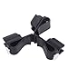 OrangeTag 3Pcs Black Golf Bag Clip On Putter Holder Golf Organizer Club Clip