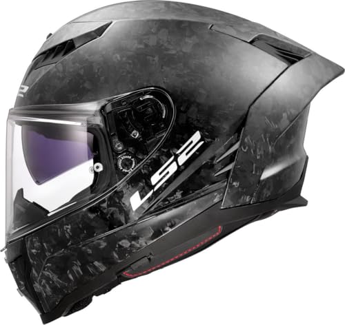 LS2 Dragon FF807. Motorcycle Helmet. Full Face. Full Carbon. Dark Visor, Pinlock and Carrying Bag Included. Gloss Forged. M