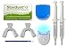 Stardust Home Teeth Whitening Kit, Accelerator LED Light, 2-in-1 Gel Syringes Made in USA, Dentist Designed