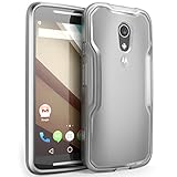 Moto G Case, SUPCASE [Unicorn Beetle Series] for All New Motorola Moto G (2nd Gen.) Phone 2014 Release, Premium Hybrid Bumper Case (Frost Clear) - Not Fit Moto G Phone (1st generation)