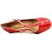 Brinley Co. Womens Sueded T-Strap Round Toe Pumps