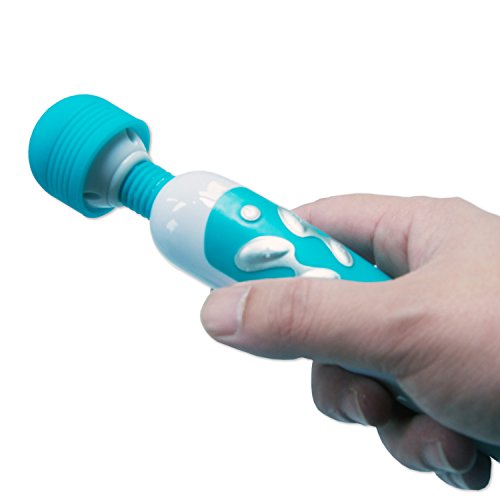 Sendida Adult Toy Sex Vibrator - 10 Frequency Powerful Sexy USB Rechargeable Wand Massager Vibrator Toy for Women - Blue