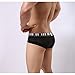 Tonsee Men Sexy Comfy Shorts Boxer Briefs (M, Black)