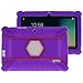 Turpro Kids' Shockproof Silicone Case for Chromo Inc 7 inch, Alldaymall A88X, Dragon Touch Y88X Plus/Y88X, VURU A33, NPOLE 7 Inch Tablet (Purple)