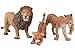 Click N' Play Assorted Beautifully Detailed Lion Wild Cat Family, Animal Set