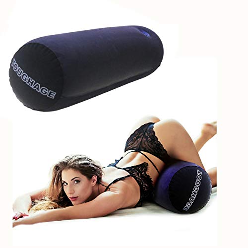 Bolster Roll Yoga Pillow for Women Magic Long Round Sex Cushion aid for Couples Masturbation Sex Toy Positioning for Deeper Supportive Inflatable portable Adult Toys (Bolster roll) MISSTU