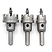 TCT Hole Saw Set 3pcs JESTUOUS 3/8 Inch Shank Diameter 7/8 1-1/8 1-3/8 Cutting Dia Carbide Tipped Tooth Round Drill Bit Hole Kit Cutter for Stainless Steel Metal Wood