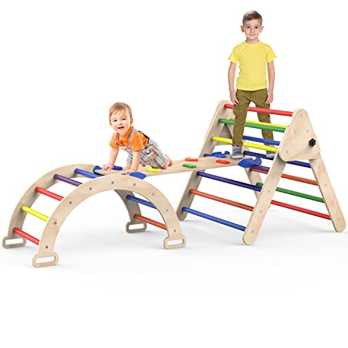 Triangle Climbing Toys, Foldable Climbing Triangle Ladder Toys