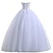 Likedpage Women's Ball Gown Bridal Wedding Dresses (US16, Ivory)