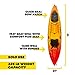 Ocean Kayak Caper Classic One-Person Recreational Sit-On-Top Kayak, Sunrise, 11 Feet