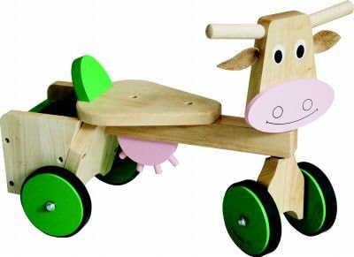 wooden ride on cow