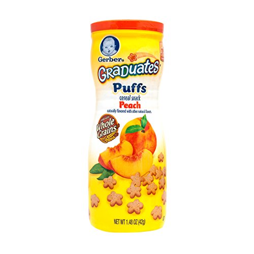 Gerber Graduates Peach Puffs Cereal Snacks 1.48 oz