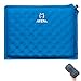 ATEPA Self-inflating Stadium Seat Cushion, Outdoor Portable Inflatable Seat Pad with Carrying Bag, for Hard Bench, Sports, Camping, Air Plane Ride, Traveling,2.75 oz, Blue
