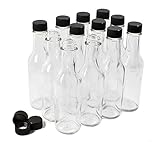 nicebottles Clear Glass Woozy Bottles, 5 Oz - Case