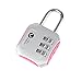Luggage Travel Gym Lock with 3 Digit Easily Customizable Code Combination Padlock Bike Lockers Gym Travel Bags and Suitcases Get It Now and Be Safe