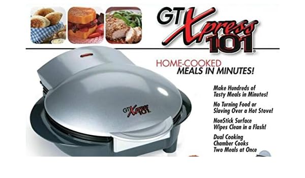 Gt Xpress 101 Sandwich Maker More With Bonus Shaker Gt Xpress 101 Sandwich Maker More With Bonus Shaker