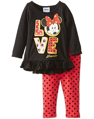 Baby Girls' Minnie Mouse 2 Piece Love Long Sleeve Legging Set