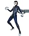 miccostumes Women's Queen Makoto Niijima Cosplay Costume Jumpsuit with Mask （Women l） Blue