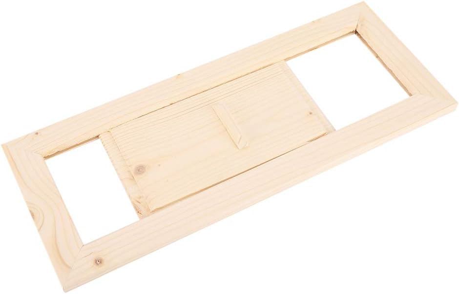 Wooden Air Vent Rectangle Air Vent Grille Ventilation Equipment Sauna Accessory with Adjustable Air Gaps for Sauna Room and Steam Room - Image 5