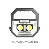 Portable Work Light,WARSUN Rechargeable Led Work Light,Camping Light,Waterproof Flood Lights, Stand Working Lights for Workshop 12W,1000 Lumens,6000K Daylight White