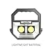 Portable Work Light,WARSUN Rechargeable Led Work Light,Camping Light,Waterproof Flood Lights, Stand Working Lights for Workshop 12W,1000 Lumens,6000K Daylight White primary