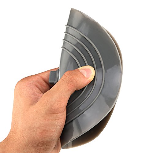 image for Kirecoo 2 Pack Bathtub Stopper, 6 Inches Large Silicone Tub Stopper, F