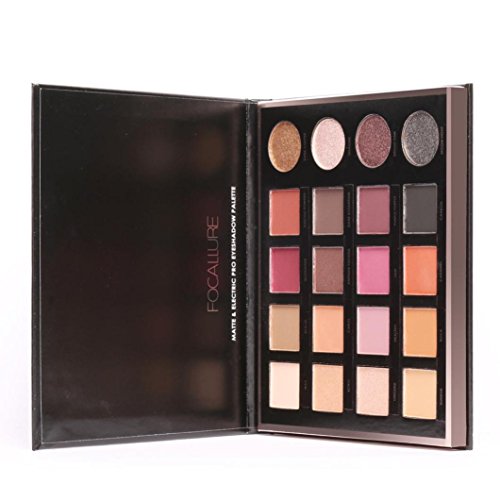 Eyeshadow Palette,Putars Sexy 20 Colors Pearlized Color Eyeshadow Powder Eye Shadow Palette Set Professional Cosmetic Black