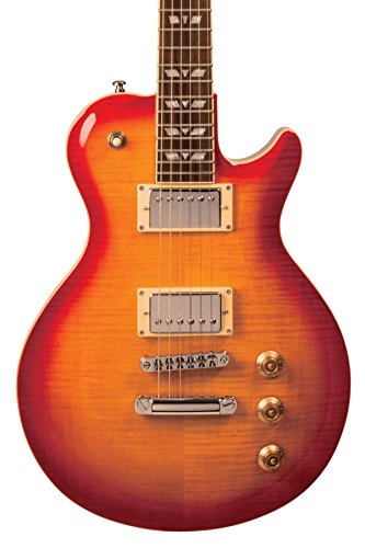 Hamer MONF-CS Cherry Sunburst Electric Guitar with GO-DPS Planet Waves Shredder Pick Pack PW-SHRED,PW-CT-12 Tuner, PW-CGT-10 Cable, Gig Bag