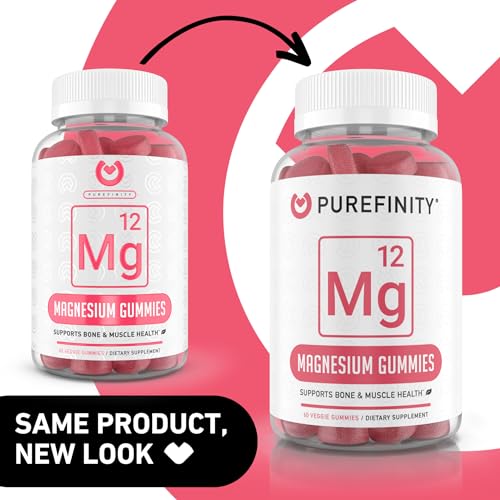 PUREFINITY Magnesium Gummies 600mg Magnesium Citrate Gummy for Stress