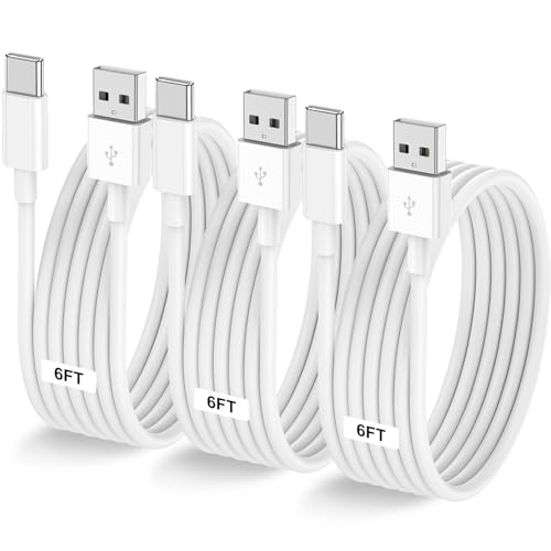 USB C Cable 6ft 3-Pack