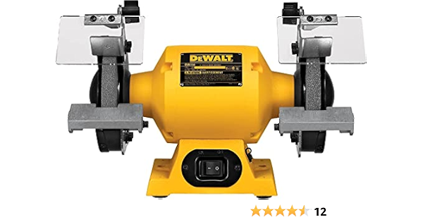 Amazon.com: ESMERIL DE BANCO 6 PULG 5/8 HP DEWALT DW756 : Herramientas y  Mejoras del Hogar