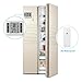 Glisteny Digital Alarm Thermometer, Indoor and Outdoor Thermometer Monitor with Temperature Sensor ¡æ/¨H Switch Easily Temperature Gauge for Home Hotel Refrigerator