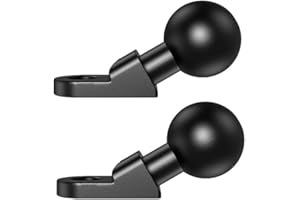 1'' Ball Mount Base with 10mm Mounting Hole Rear-View Mirror Ball Mountl Compatible for RAM Mounts/Motorcycle Phone Holder(R1