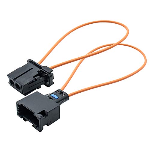 YIOVVOM Fiber Most Optic Loop Connector Diagnostic Device Tool Bypass Female And Male Adapter For Benz Audi Mercedes BMW VW Porsche Mercedes Benz, Audi, VW, Porsche Pack of 2