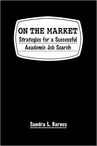 On The Market Strategies For A Successful Academic Job Search