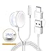 (Update Version) uoeos 2 in 1 Wireless Charger for iWatch & iPhone Charger Cable for All iWatch Series 5/4/3/2/1/& iPhone 11/11Pro/11Max/XR/XS/XS Max/X/6-8(USB A/C Port) iPhone Watch Charger